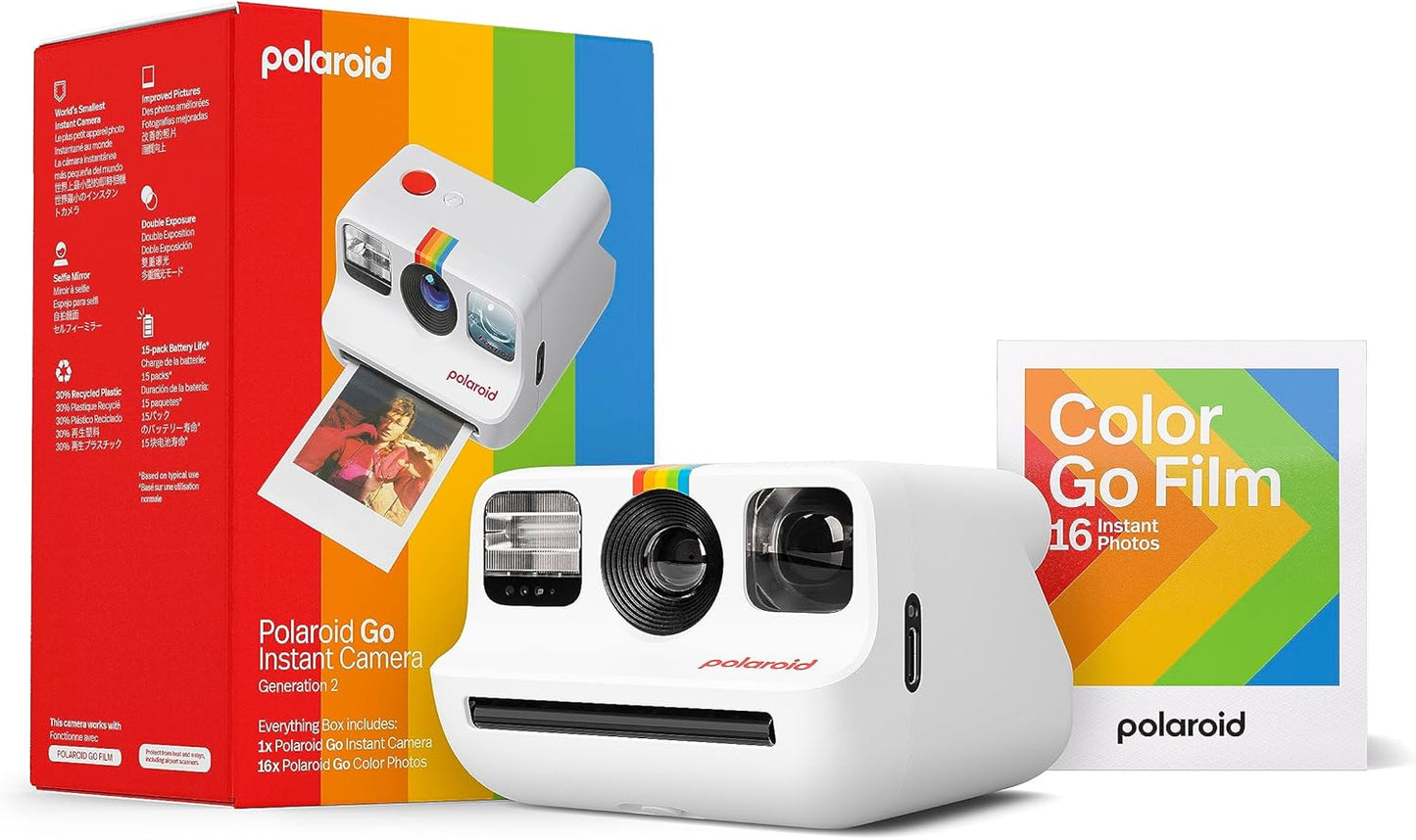 Everything Box Polaroid Go Generation 2 Appareil Photo instantané - Blanc