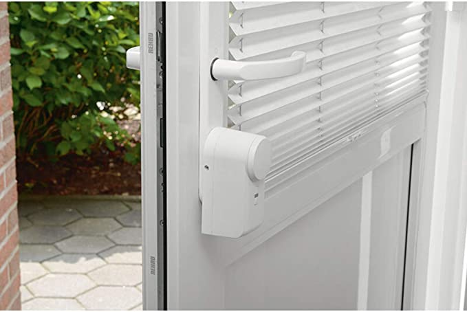 Serrure de porte intelligente Bluetooth, blanche, 5,6 x 5,2 x 11,4 cm neuf
