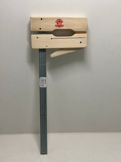 kwb Serre-joint en bois 300x110 avec surfaces en liège, largeur de serrage 300 mm, profondeur de serrage 110 mm, finition sans points de pression, serre-joint à serrage rapide pour maintenir