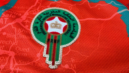 Maillot du Maroc rouge taille L ( taille petit (S) )
