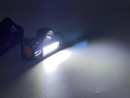Lampe Frontale Led ImperméAble à L'Eau Puissante Rechargeable 4 Modes D'éClairage neuve
