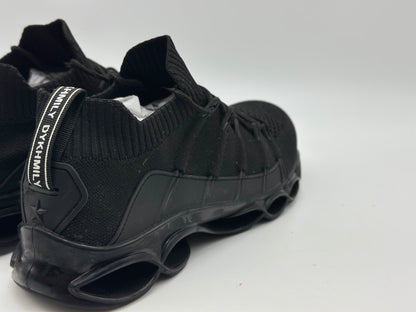 Chaussures de Sécurité Hommes Basket de Securite Femme Protection Acier Amorti Mode Confortable Legere Respirante Chaussure de Chantier(Noir G,44 EU)