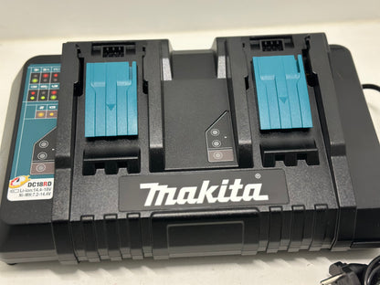Chargeur rapide pour 2 batteries Li-Ion 14,4 à 18 V - MAKITA DC18RD