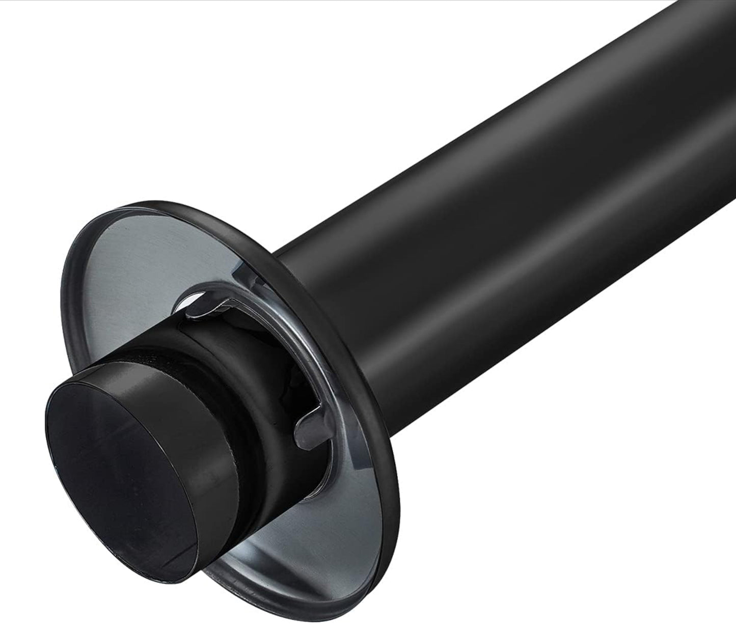 Ibergrif M20505B, Siphon de Lavabo en Métal, Siphon à Tube 1-1/4"x32mm, Tube Siphon de Lavabo en Acier Inoxydable Anti Odeur pour Evier Cuisine, Hauteur Réglable, Givré, Noir