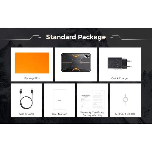 Tablette androïde 13, écran 10,4’’, 8go RAM, 256go ROM, ultra resistante, double SIM 4G, anti-choc neuve