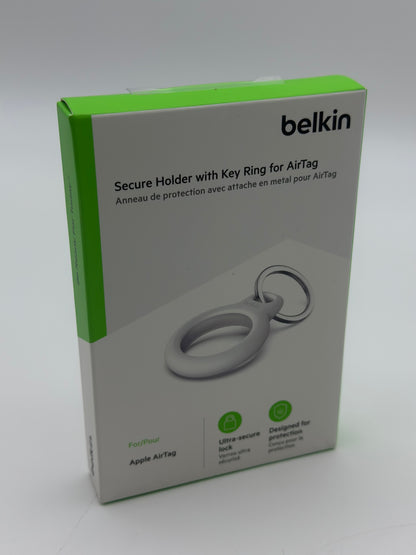 Belkin Anneau de protection avec attache en métal (protection pour AirTag, accessoire résistant neuf