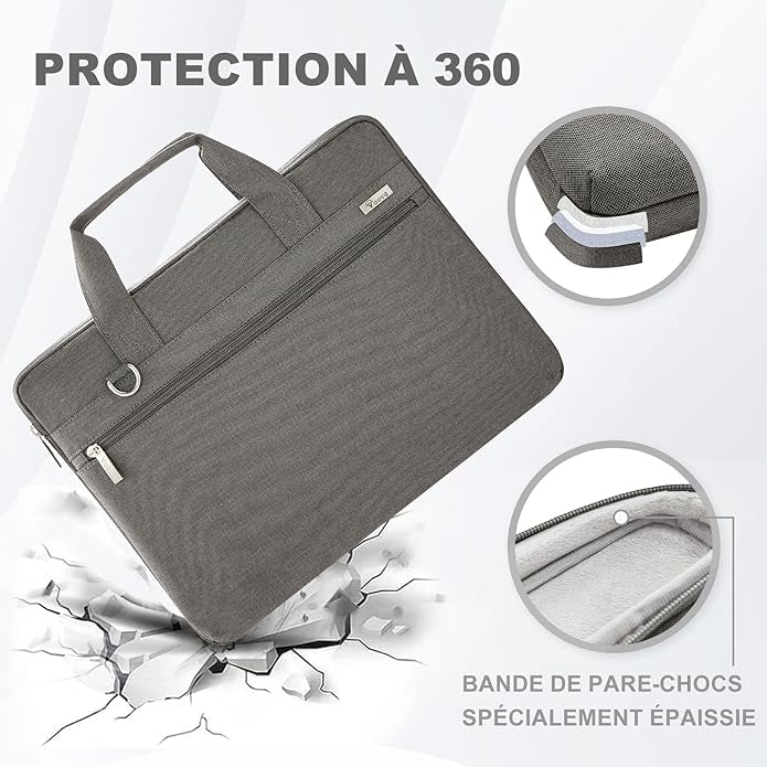 Sacoche Pochette Ordinateur Portable, Protection 360° neuve