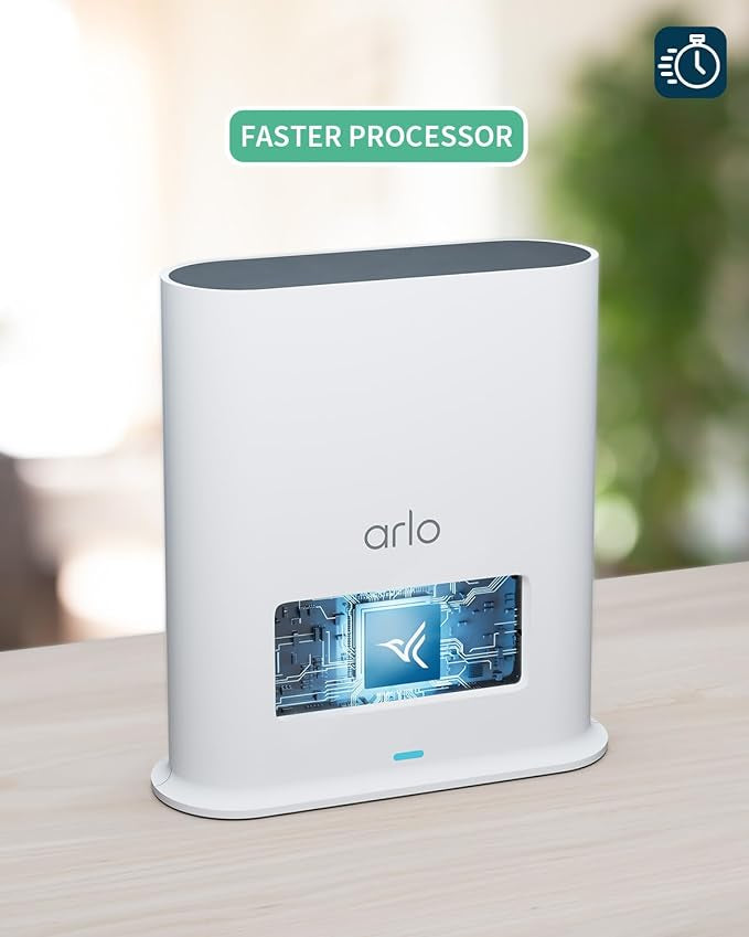 Arlo Station d’Accueil Certifiée, Stockage Local - Carte Clé USB, WiFi 2,4 Et 5 GHz Neuf