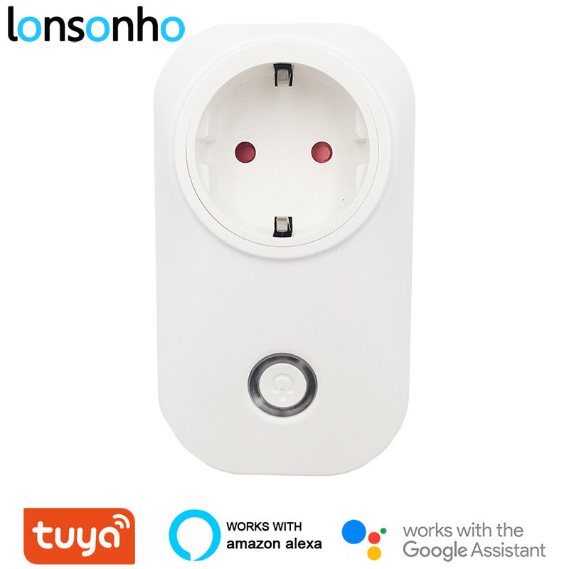 Prise Intelligente WiFi Prise Connectée Intelligente WiFi Prise Courant-Prise française (lot de 3, blanc)