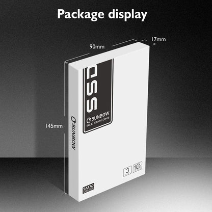 TCSUNBOW 240 Go 250 Go 256 Go 2.5 Pouces SSD avec 256 Mo de Cache SATAIII 6 Go/s Disque Dur Interne à Semi-conducteur pour Ordinateur Portable Tablette PC (X3 240 Go)