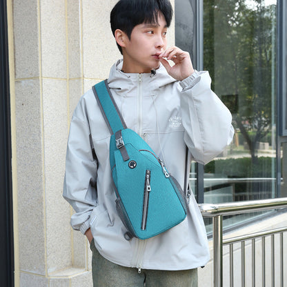 Sac de Poitrine "Urban Shield" – Rigide, Antivol & Port de Charge USB