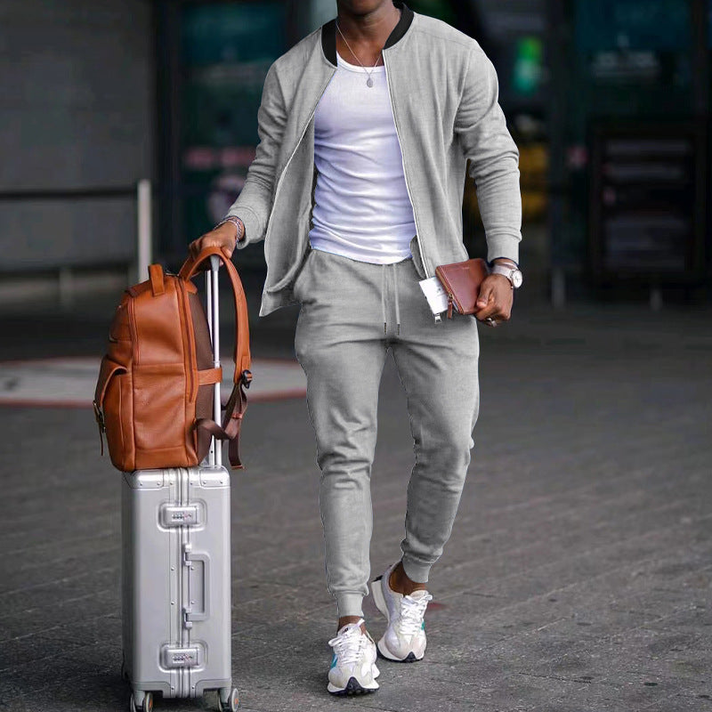 Ensemble "Motion-Flex" – Duo Sport & Casual, Haut Manches Longues et Jogging Ajusté