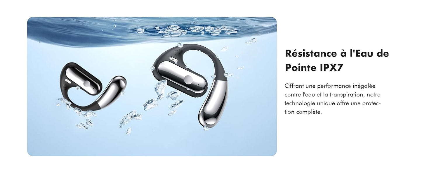 Écouteurs Bluetooth sans Fil Sport - Casque Conduction Osseuse pour Une Expérience Audio Supérieure neuf