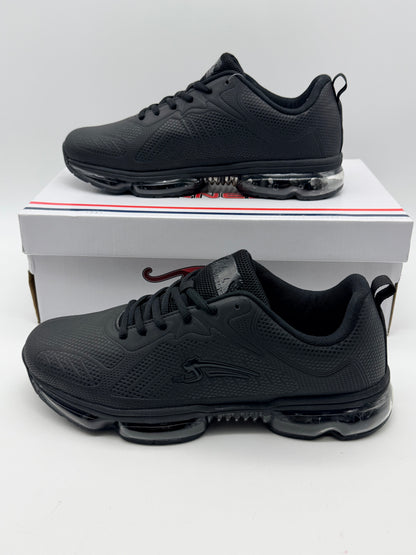 Baskets NOIR Homme motif Uni Lacets AIRNESS