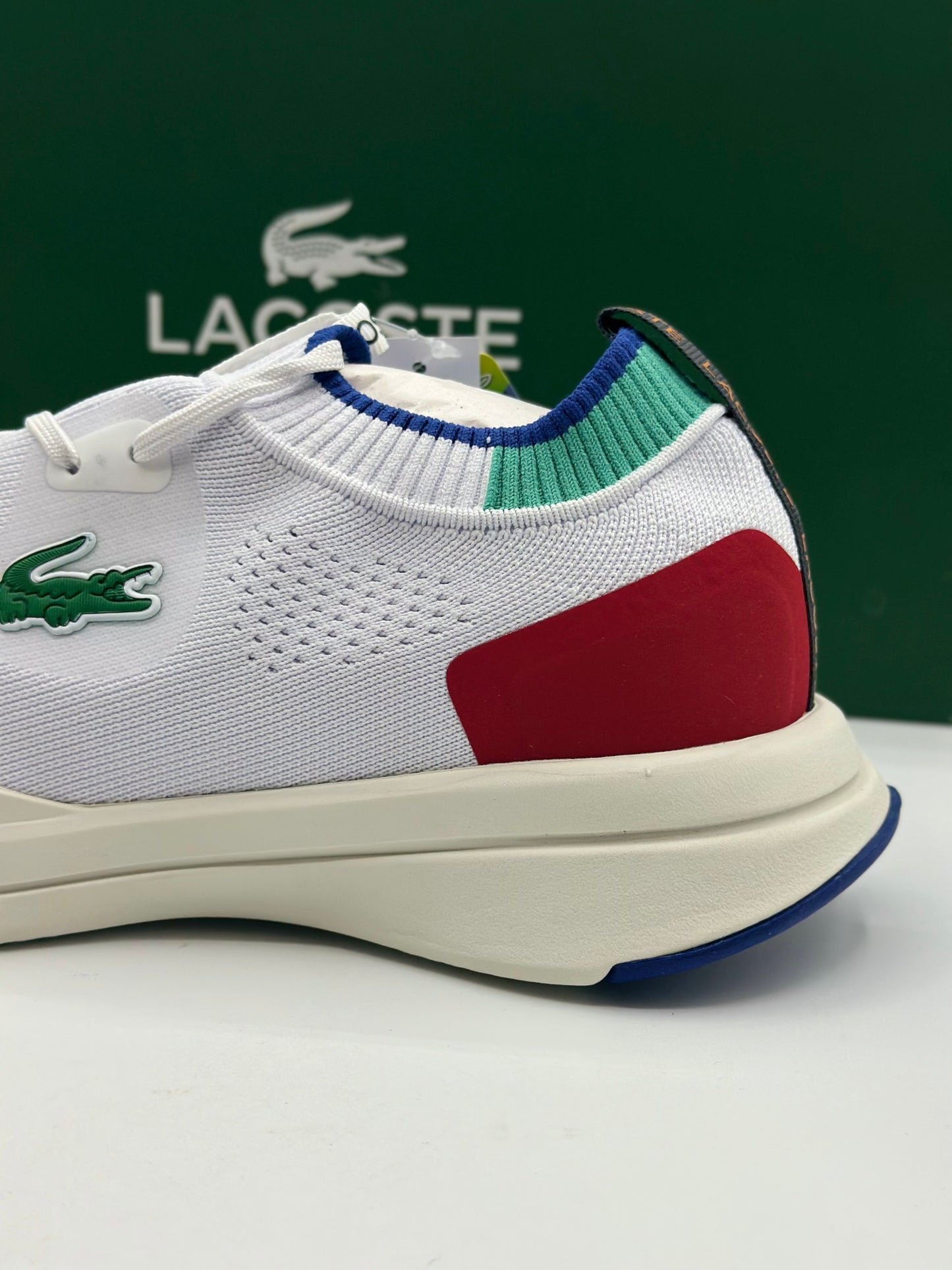 Sneakers Run Spin Knit mixte Lacoste en textile