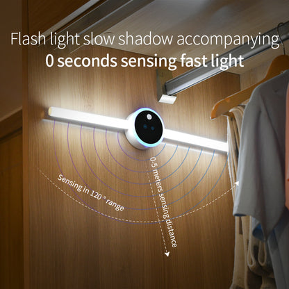 Réglette LED "Smart-Light" – Éclairage à Capteur de Mouvement, Horloge & Minuteur Intégrés
