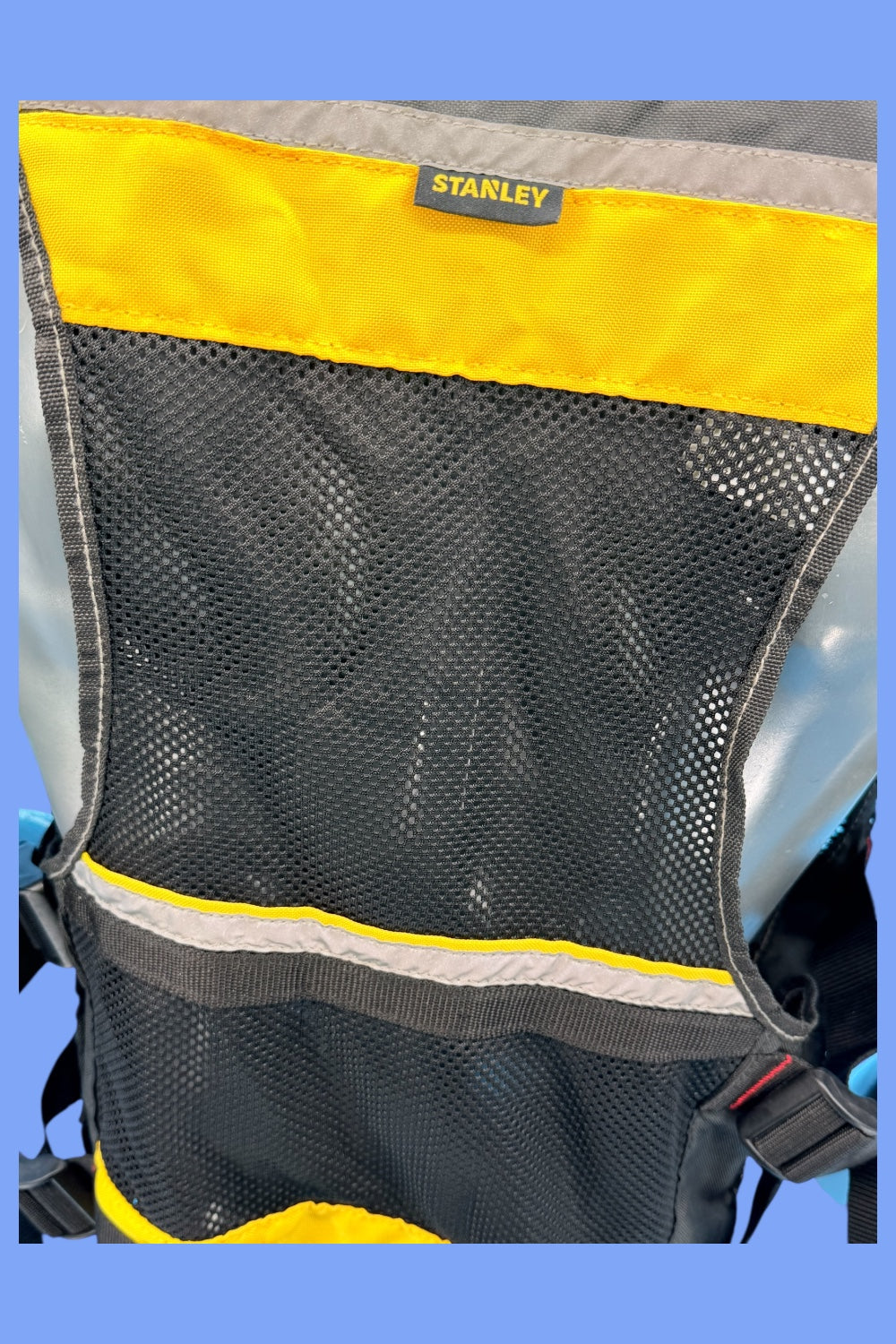 Stanley Fmst1 Veste Porte-Outils Gamme Fatmax - Nombreuses Poches - Bretelles Ajustables - Bandes Réfléchissantes -Doublure en Maille, XL, Jaune/Noir Multicolore