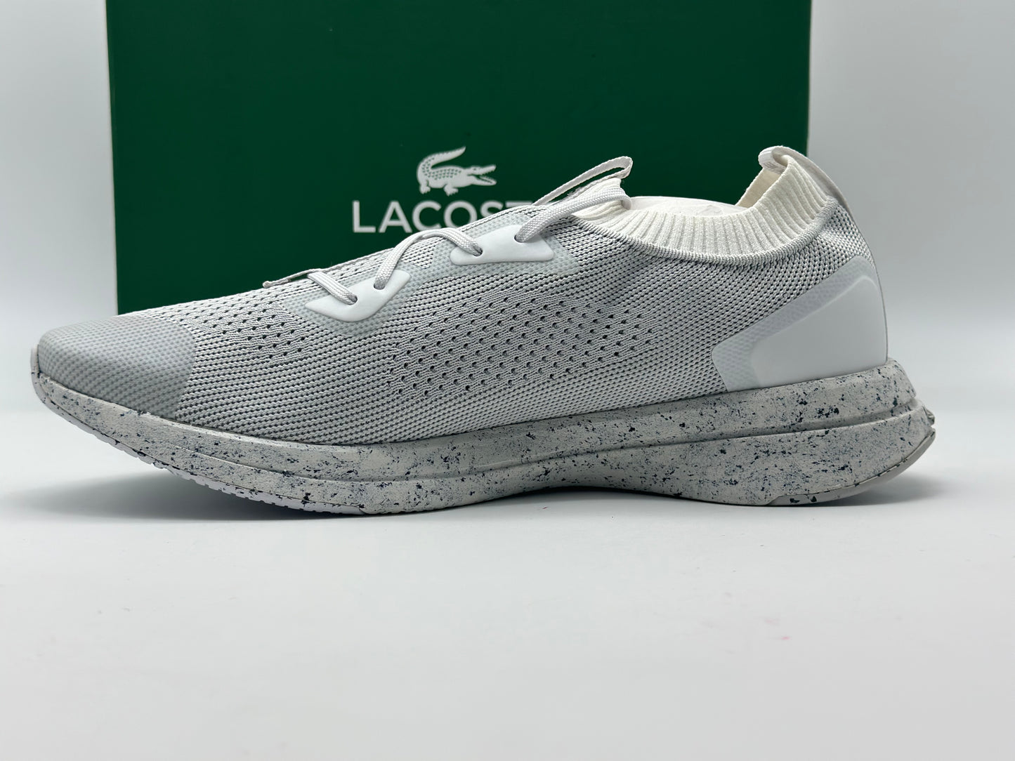 Sneakers Run Spin Knit mixte Lacoste en textile