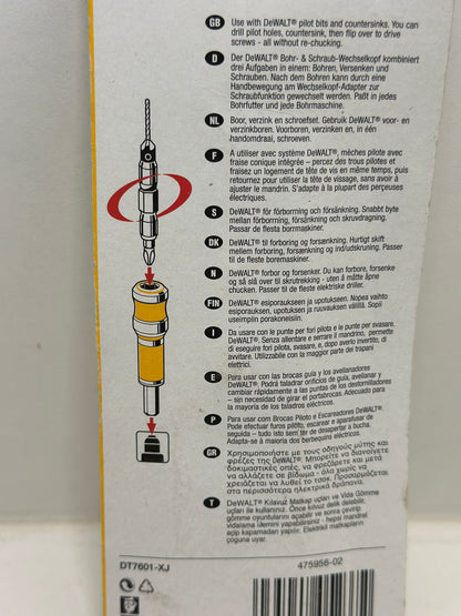 DEWALT Kit d'entraînement pour perceuse (DW2702), jaune