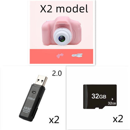 Titre Produit : Caméra Numérique "Little-Director" X2 HD – Vidéo 1080P, Jeux Intégrés & Design Antichoc