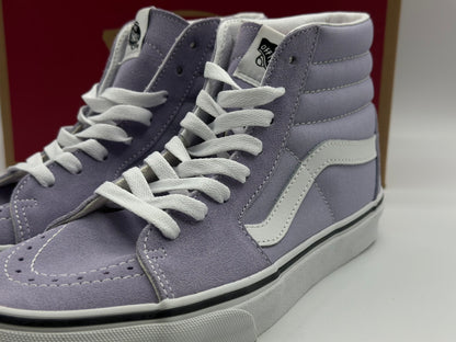 Vans Sk8-hi Baskets violet tulipe/blanc véritable, pointure femme et homme