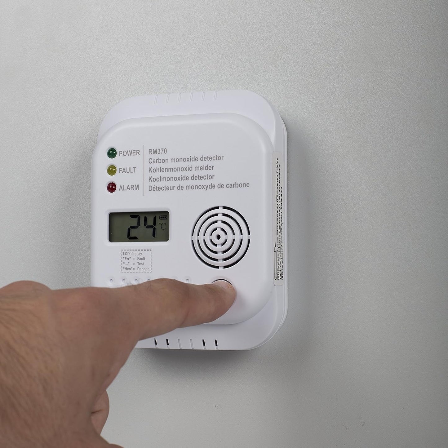 Smartwares RM370 Détecteur de monox de Carbone