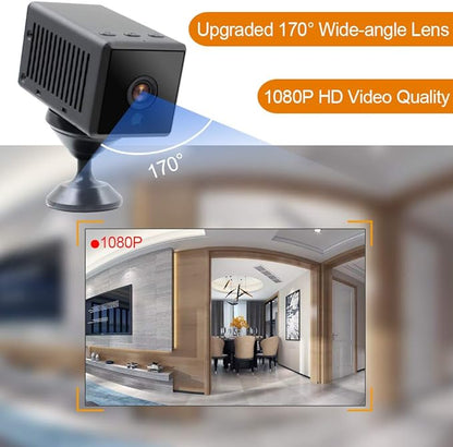 Mini Caméra espion de Surveillance WiFi 1080P avec Vision Nocturne Automatique grand angle neuve