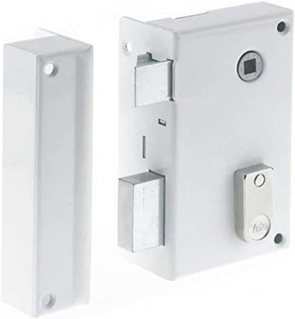 Yale YAV37G - Serrure en applique verticale à fouillot, 2 Clés, Version gauche - pour Grille et Portail