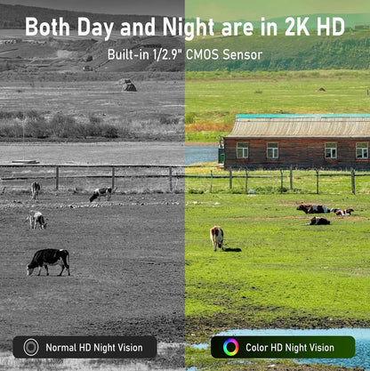 Camera Chasse 4G, Batterie 12000mAh, 2K+2K Double Caméra 4G Autonome,Camera 4G Solaire Exterieur avec détection de Mouvement,Vision Nocturne Couleur,Suivi Automatique,IP66（sans Panneau Solaire）compatible avec tout les opérateurs mobiles