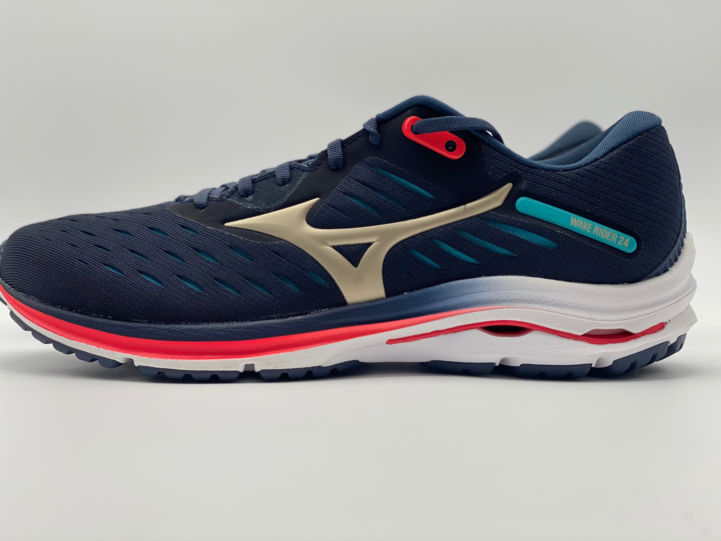 Baskets Mizuno Wave Rider , Chaussure de Course Homme taille 44 neuve