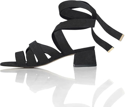 find. Molly Sandales Femme, Noir (Black), 39 EU