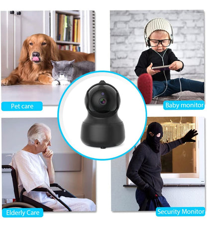 Caméra Surveillance WiFi 1080P IP sans Fil 2,4 G, Vision panoramique avec détection Mouvement neuve