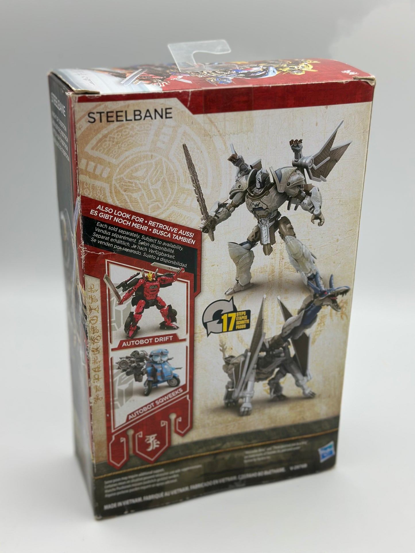 TRANSFORMERS - HASBRO - Génération Deluxe Steelbane - Transformation en 10 étapes - Mixte - Dès 8 ans