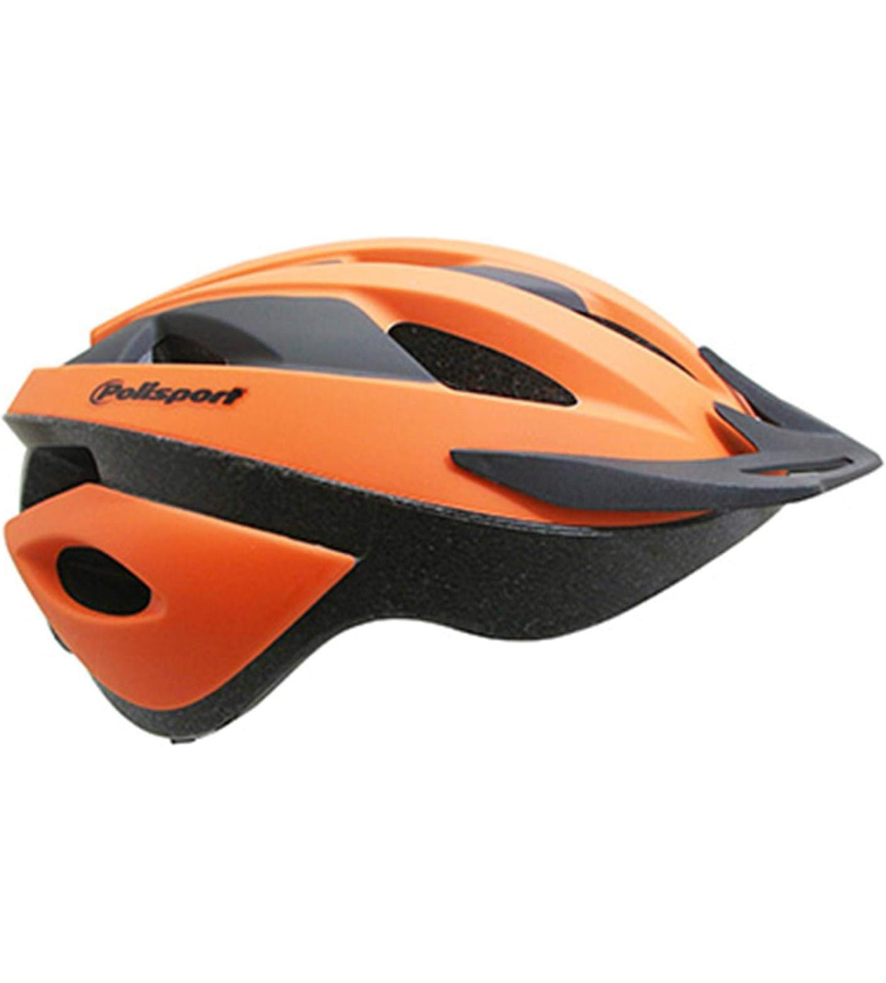 Motodak Casque Route/VTT polisport Sport Ride Orange Fluo/Noir Mat avec reglage Occipital 58/62