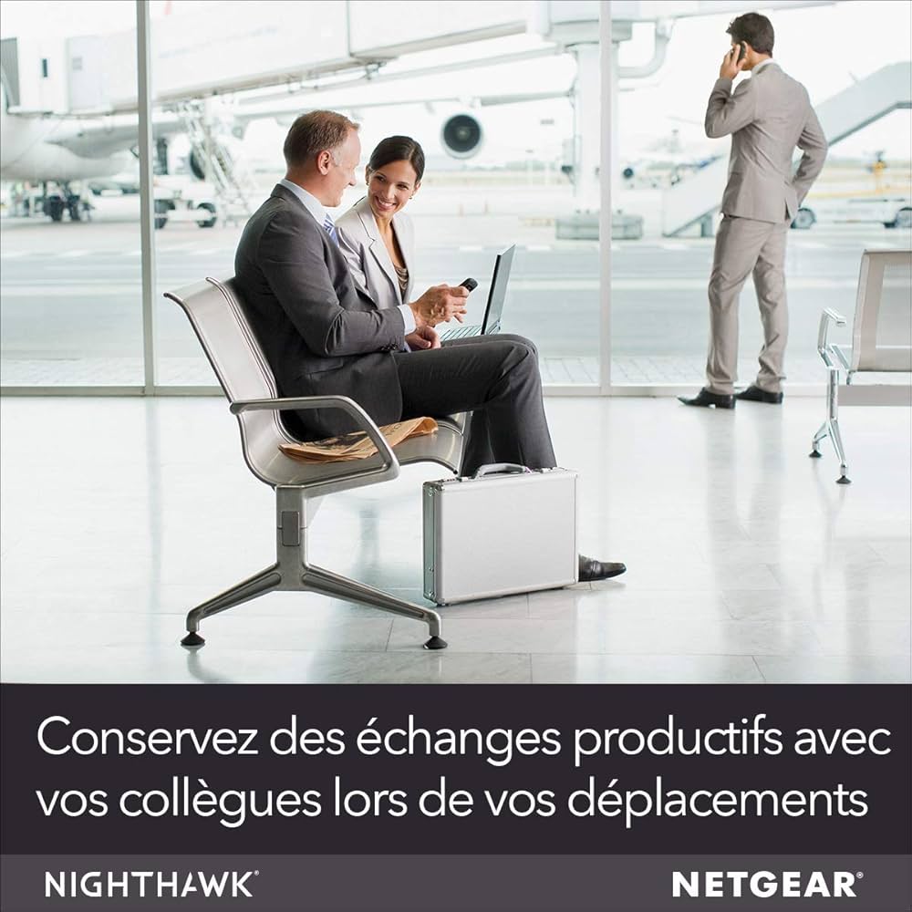 NETGEAR Routeur 4G SIM Box 4G, 4G LTE M2 - débit Descendant jusqu'à 2Gbit/s | Connexion WiFi jusqu'à 20 appareils | Crée Un WLAN n'importe où | Déverrouillé Compatible Toute SIM opérateurs