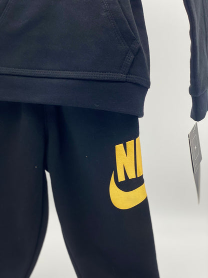 Nike Bébé Survêtement Veste Et Pantalon Noir/or Authentique 24cm