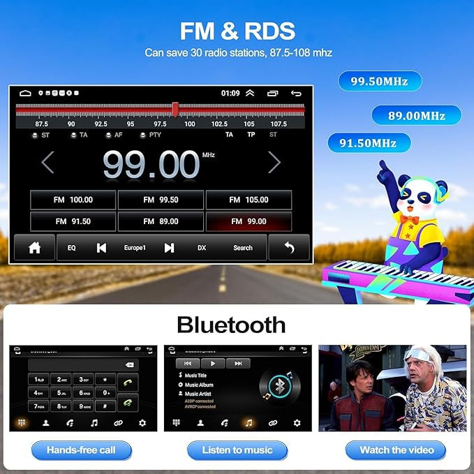 Autoradio 2+32G Android 13 pour Mercedes Benz W164 X164 ML350 ML500 ML280 GL320 GL350 GL450 2008-201