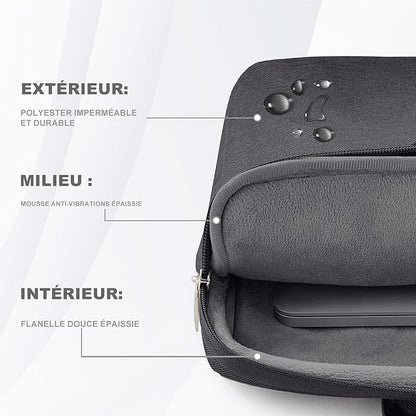 Sacoche Pochette Ordinateur Portable, Protection 360° neuve