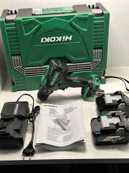 Perceuse-visseuse HIKOKI DS18DDWPZ Brushless 18V (2 x 5.0Ah) en coffret