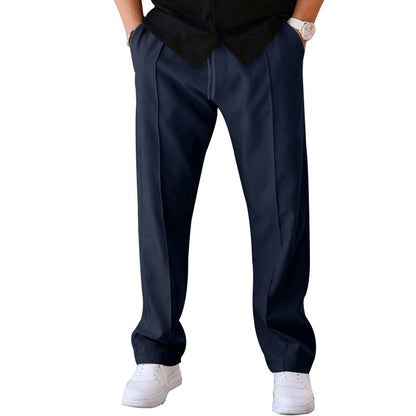 Pantalons pour hommes droit ample décontracté avec cordon de serrage Vêtements design