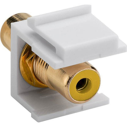 Goobay coupleur RCA jaune pour boitier réseau type Keystone
COUPLEUR RCA JAUNE FEMELLE / FEMELLE POUR BOITIER TYPE KEYSTONE