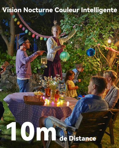 Imou 2K Caméra Surveillance WiFi Extérieur sans Fil Batterie, Caméra de Surveillance Extérieur, PIR & AI Détection Humaine, Vision Nocturne Couleur, Audio Bidirectionnel,Mode Privé,Sirène,Étanche IP66