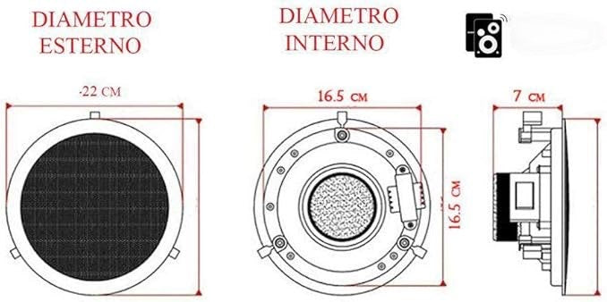 Enceintes Hi-FI Passives d'Étagère - Paire d'Enceintes Stéréo à 2 Voies - Haut-Parleur 75W - Support Mural Inclus - Haut-Parleurs de Graves 4" - Son Surround