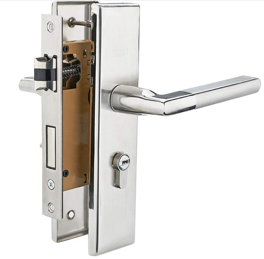 Rehomy Serrure de porte intérieure en acier inoxydable avec clés