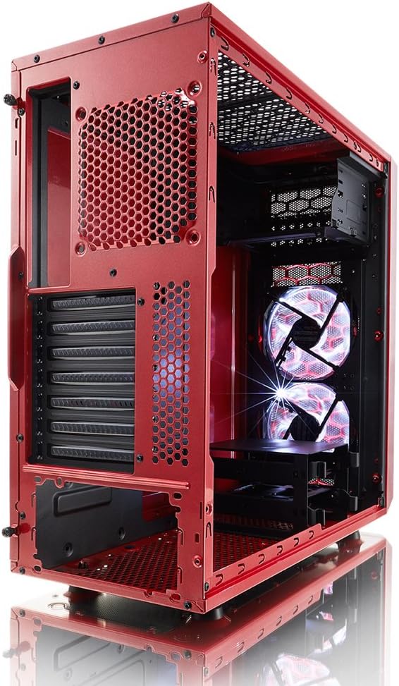 Boîtier d’ordinateur Mid Tower - ATX - Débit d’air élevé - 2X Fractal Design Silent LL Series 120mm neuf