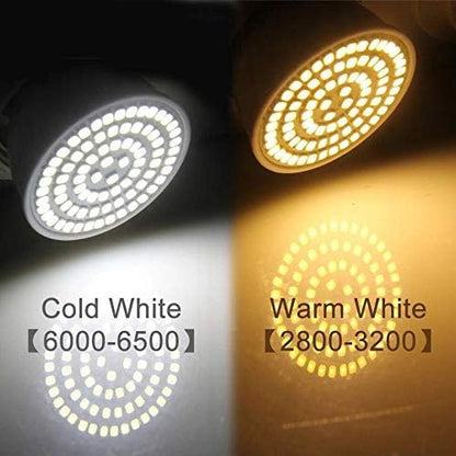 Pocketman 10X GU10 5W Ampoules LED Lampe Bulb 80 LED 3528 SMD LED Spot Ampoule Lampe 450LM Super Lumineux, Blanc Chaud (3000K),AC 220V,120 °Angle de Faisceau