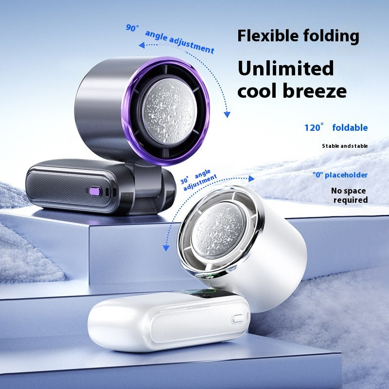 Mini Ventilateur Turbo "BreezeGo" – Rechargeable USB & 6 Vitesses