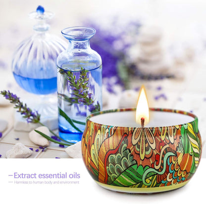 Coffret Cadeau de Bougies Parfumées, 12 bougies d'aromathérapie