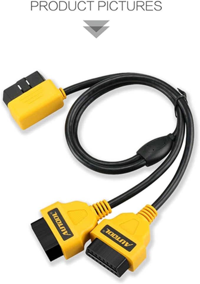 Câble d’extension OBD2 automobile mâle vers femelle neuf