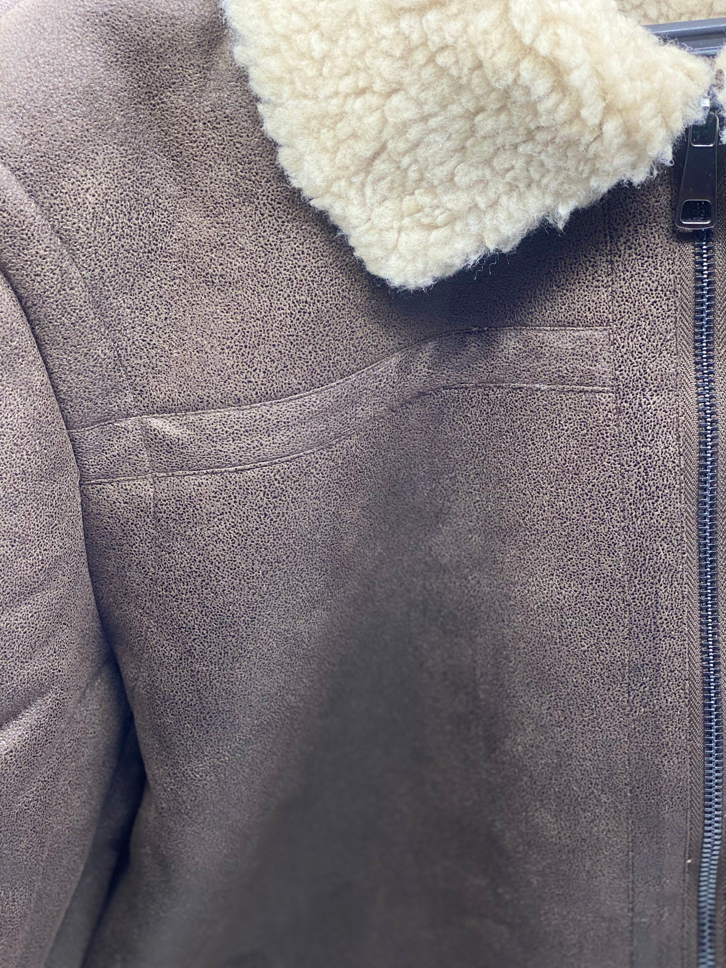 Magnifique blouson marron havane taille L neuf